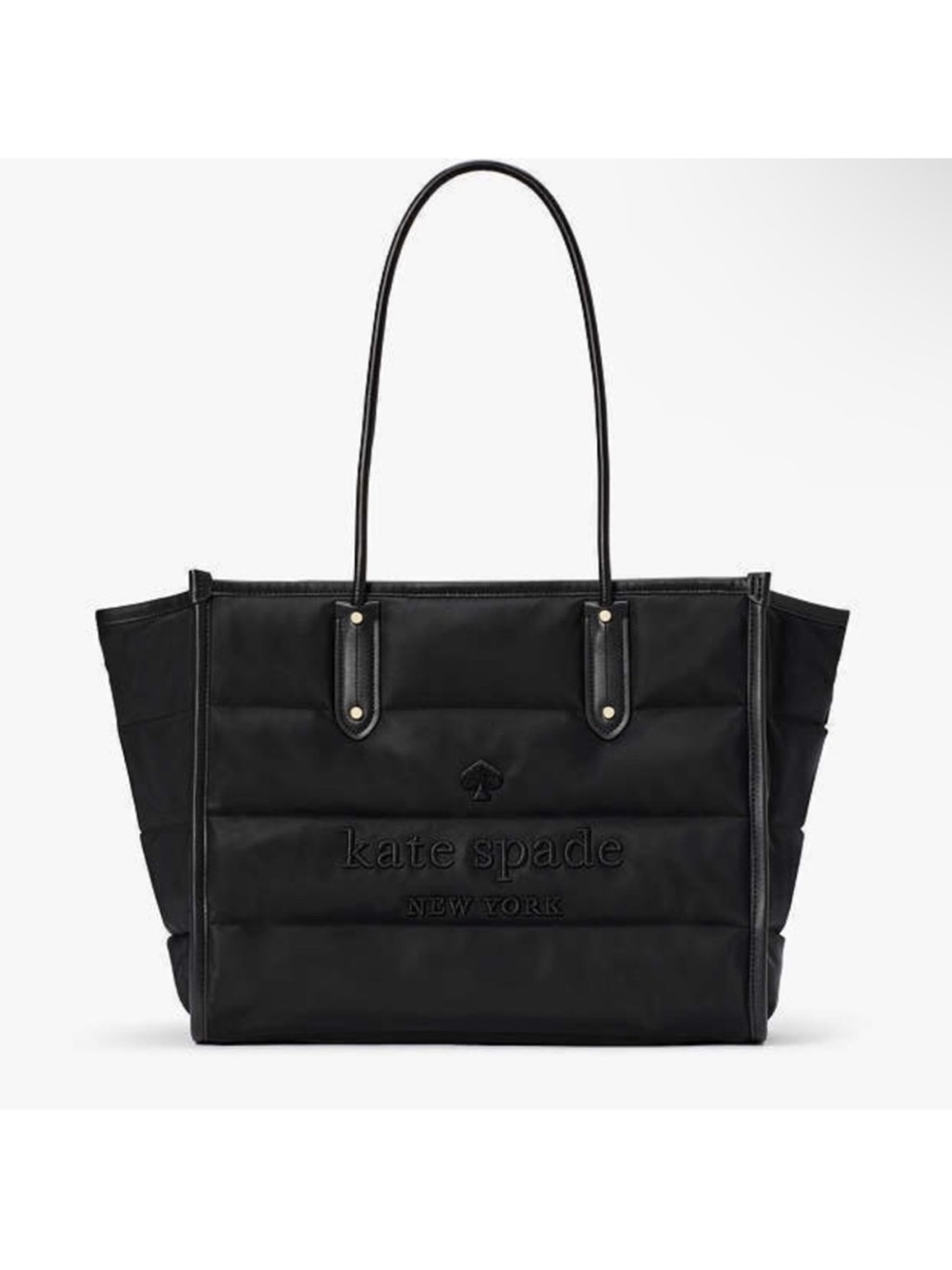 Kate Spade Black Quilted XL Tote
